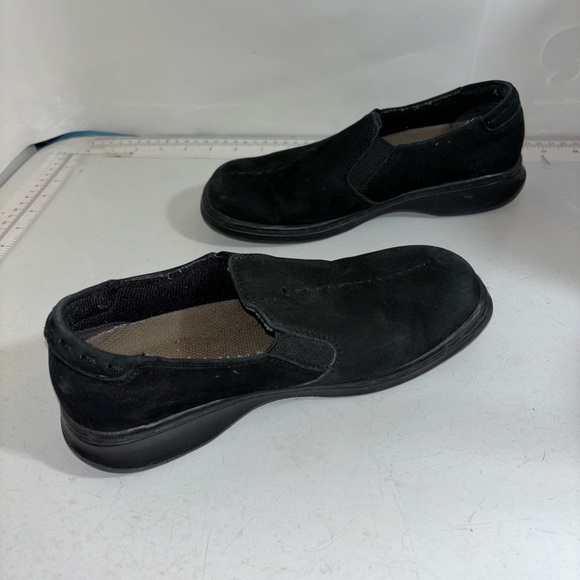 Dr Scholl’s women’s black slip on suede clogs mules in size 6.5 - Picture 6 of 14